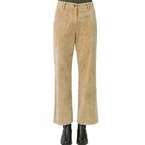 NEW MYSTREE holly washed corduroy trouser pants in washed latte